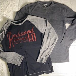 (2) Arizona long sleeve thermal shirts